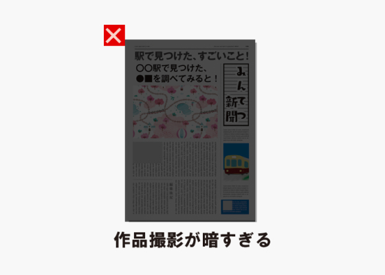 例4. 写真が暗すぎる